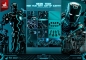 Preview: |HOT TOYS - Iron Man 2 - 1/6 - Neon Tech Iron Man mit Suit-Up Gantry