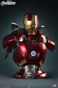 |Queen Studios - IRON MAN MARK 7 BÜSTE - LIFESIZE