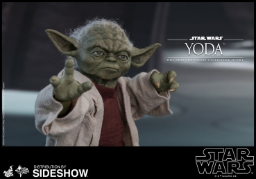 Star Wars Episode II Movie Masterpiece Actionfigur 1/6 Yoda 14 cm