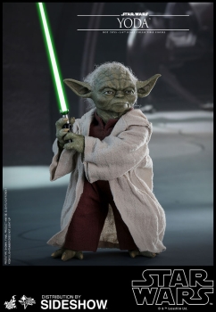Star Wars Episode II Movie Masterpiece Actionfigur 1/6 Yoda 14 cm