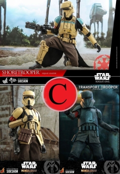 |HOT TOYS - Star Wars - The Mandalorian - Rogue One - Shoretrooper - Transport Trooper - SET C