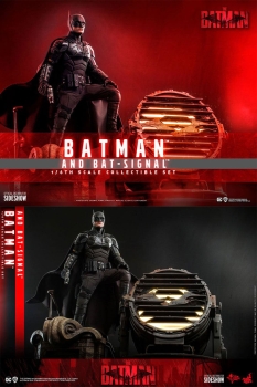 |HOT TOYS - The Batman - 1/6 - Batman - DELUXE with Bat-Signal