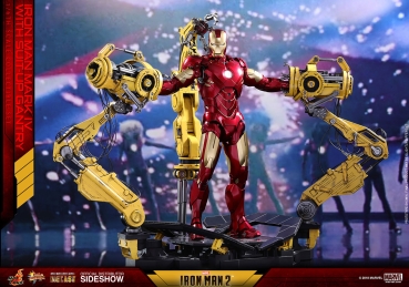 Iron Man 2 Diecast Movie Masterpiece Actionfigur 1/6 Iron Man Mark IV & Suit-up Gantry 32 cm
