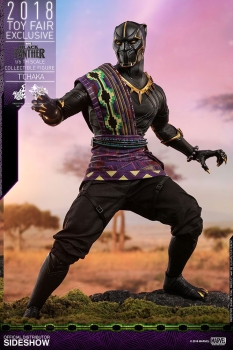 |HOT TOYS Black Panther MMS Actionfigur 1/6 T'Chaka 2018 Toy Fair Exclusive 31 cm