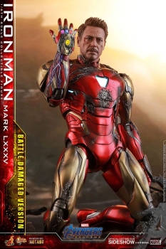 HOT TOYS | Avengers: Endgame MMS Diecast Actionfigur 1/6 Iron Man Mark LXXXV 85 Battle Damaged Ver. 32 cm
