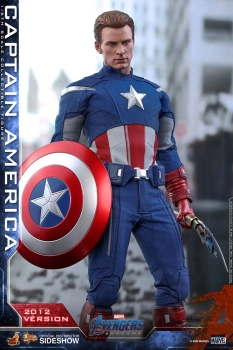 HOT TOYS | Avengers Endgame Movie Masterpiece Actionfigur 1/6 Captain America (2012 Version)