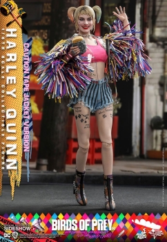 |HOT TOYS - Birds of Prey - Movie Masterpiece Actionfigur 1/6 -  Harley Quinn - (Caution Tape Jacket Version)