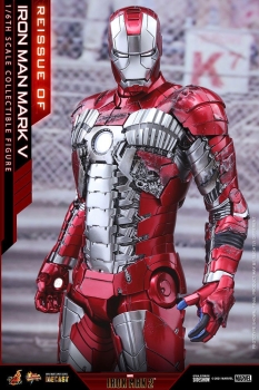 |HOT TOYS - Iron Man 2  Iron Man Mark V - DIECAST - REISSUE