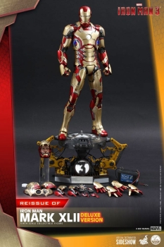 |HOT TOYS - Iron Man 3 - 1/4 Iron Man Mark XLII Deluxe - REISSUE