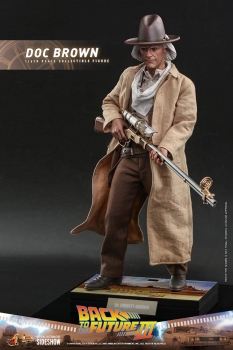 |HOT TOYS - Zurück in die Zukunft III - Doc Brown