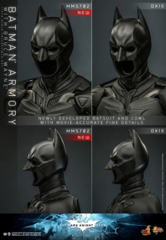 |HOT TOYS - The Dark Knight Rises - 1/6 - Batman Armory with Bruce Wayne