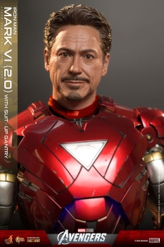 |HOT TOYS - Marvel's The Avengers - Diecast - 1/6 - Iron Man - Mark VI (2.0) mit Suit-Up Gantry