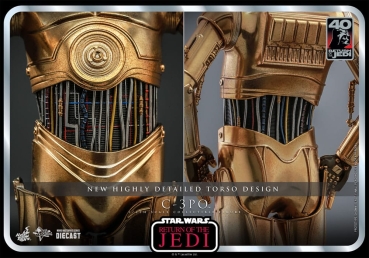 |HOT TOYS - Star Wars - Episode VI - 40th Anniversary - 1/6 - C-3PO