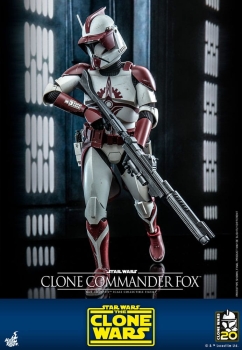|HOT TOYS - Star Wars - The Clone Wars - 1/6 - Clone Commander Fox