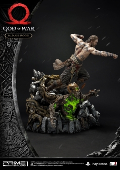 God of War (2018) Statue Baldur & Broods