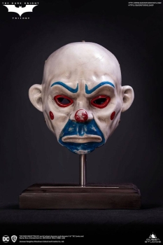 |QUEEN STUDIOS - The Dark Knight Replik 1/1 The Joker-Clown Maske 36 cm