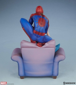SIDESHOW | Marvel Maquette Spider-Man & Mary Jane by J. Scott Campbell 32 cm