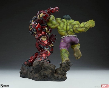 |SIDESHOW - Marvel Maquette - Hulk vs Hulkbuster
