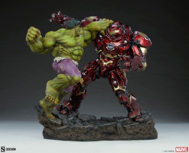 |SIDESHOW - Marvel Maquette - Hulk vs Hulkbuster