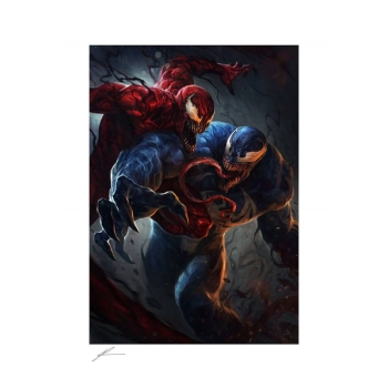 Marvel Kunstdruck Venom vs Carnage
