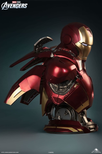 |Queen Studios - IRON MAN MARK 7 BÜSTE - LIFESIZE