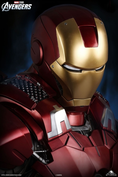 |Queen Studios - IRON MAN MARK 7 BÜSTE - LIFESIZE