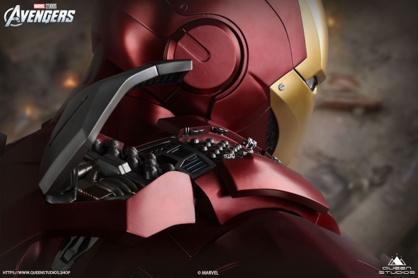 |Queen Studios - IRON MAN MARK 7 BÜSTE - LIFESIZE