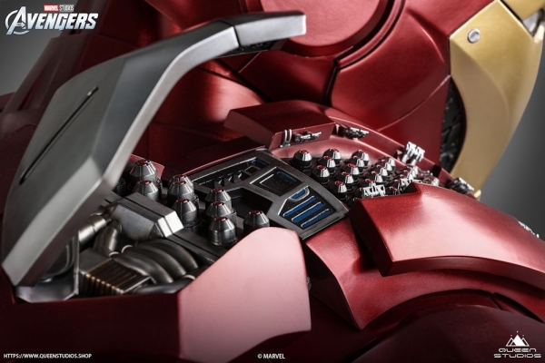 |Queen Studios - IRON MAN MARK 7 BÜSTE - LIFESIZE