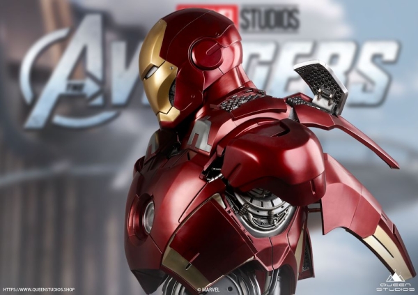 |Queen Studios - IRON MAN MARK 7 BÜSTE - LIFESIZE