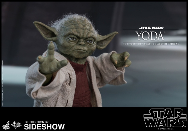 Star Wars Episode II Movie Masterpiece Actionfigur 1/6 Yoda 14 cm