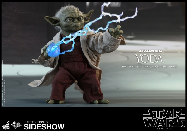 Star Wars Episode II Movie Masterpiece Actionfigur 1/6 Yoda 14 cm