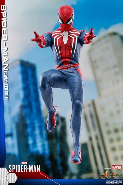 Marvel's Spider-Man Videogame Masterpiece Actionfigur 1/6 Spider-Man Advanced Suit 30 cm