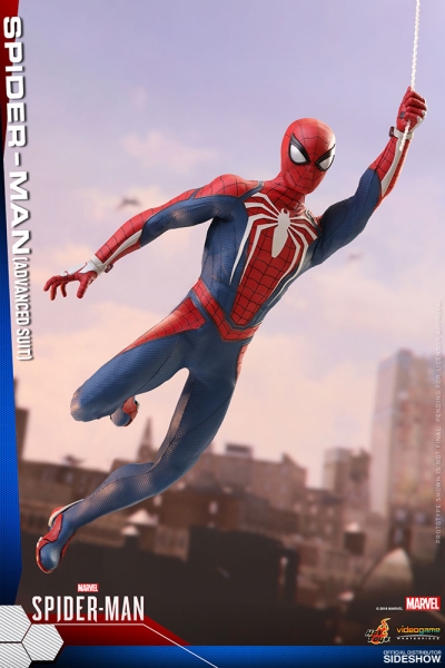 Marvel's Spider-Man Videogame Masterpiece Actionfigur 1/6 Spider-Man Advanced Suit 30 cm