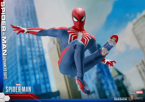 Marvel's Spider-Man Videogame Masterpiece Actionfigur 1/6 Spider-Man Advanced Suit 30 cm