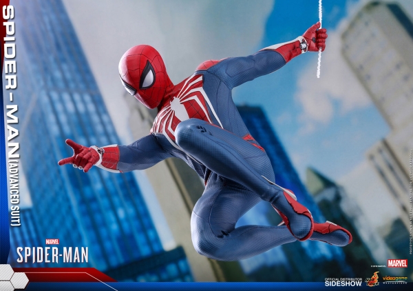 Marvel's Spider-Man Videogame Masterpiece Actionfigur 1/6 Spider-Man Advanced Suit 30 cm