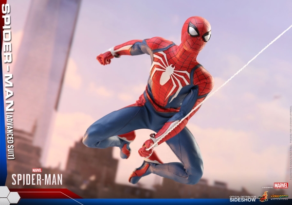 Marvel's Spider-Man Videogame Masterpiece Actionfigur 1/6 Spider-Man Advanced Suit 30 cm