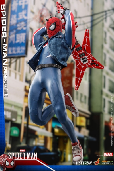 Marvel's Spider-Man Video Game Masterpiece Actionfigur 1/6 Spider-Punk 30 cm