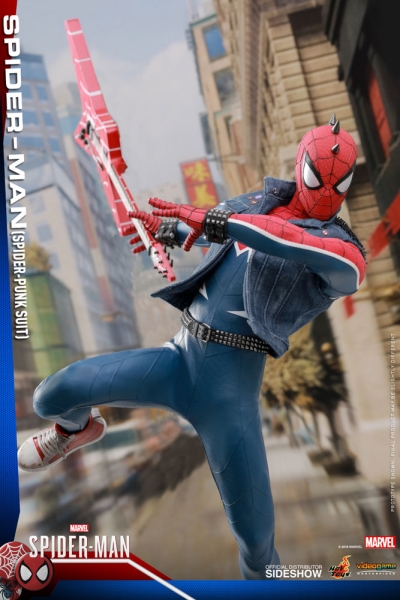 Marvel's Spider-Man Video Game Masterpiece Actionfigur 1/6 Spider-Punk 30 cm