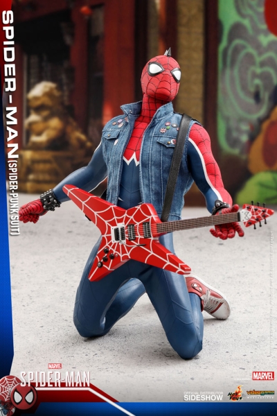 Marvel's Spider-Man Video Game Masterpiece Actionfigur 1/6 Spider-Punk 30 cm