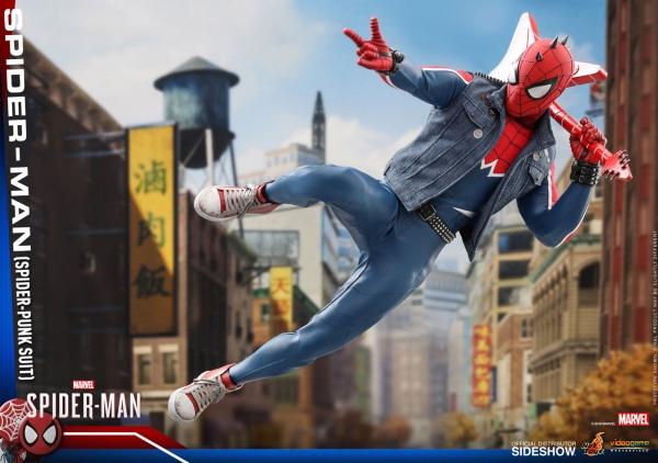 Marvel's Spider-Man Video Game Masterpiece Actionfigur 1/6 Spider-Punk 30 cm