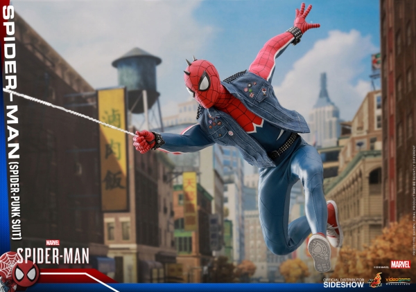 Marvel's Spider-Man Video Game Masterpiece Actionfigur 1/6 Spider-Punk 30 cm