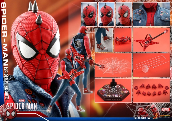 Marvel's Spider-Man Video Game Masterpiece Actionfigur 1/6 Spider-Punk 30 cm