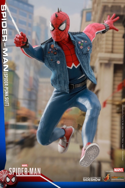 Marvel's Spider-Man Video Game Masterpiece Actionfigur 1/6 Spider-Punk 30 cm