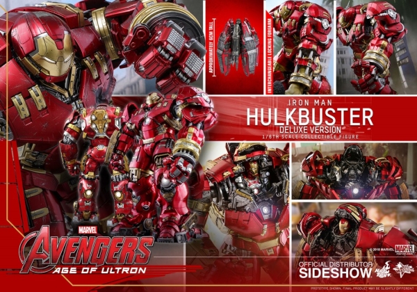 Avengers Age of Ultron Movie Masterpiece Actionfigur 1/6 Hulkbuster Deluxe Ver. 55 cm