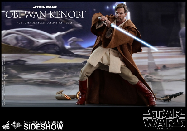 Star Wars Episode III Movie Masterpiece Actionfigur 1/6 Obi-Wan Kenobi 30 cm
