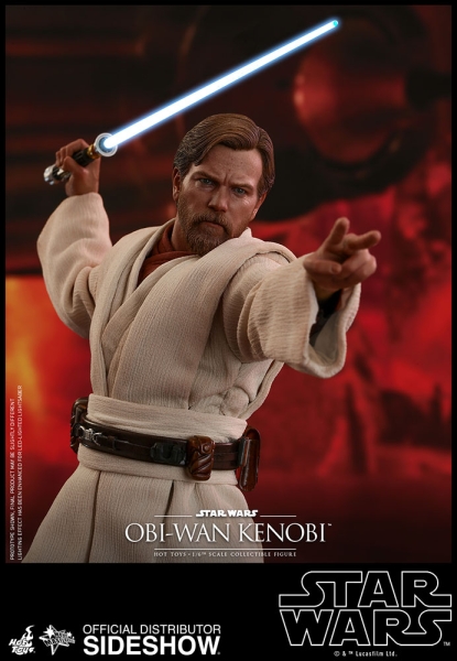 Star Wars Episode III Movie Masterpiece Actionfigur 1/6 Obi-Wan Kenobi 30 cm