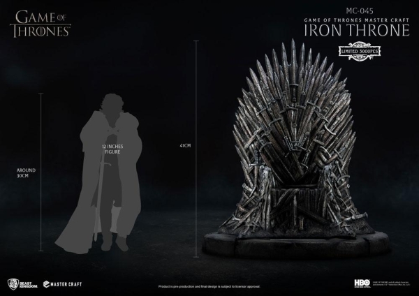 Game of Thrones - Master Craft Statue - Eiserner Thron