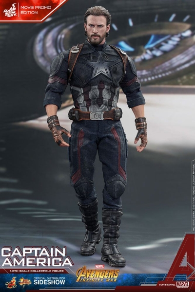Avengers Infinity War Movie Masterpiece Actionfigur 1/6 Captain America Movie Promo Edition 31 cm
