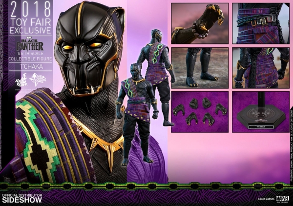 |HOT TOYS Black Panther MMS Actionfigur 1/6 T'Chaka 2018 Toy Fair Exclusive 31 cm