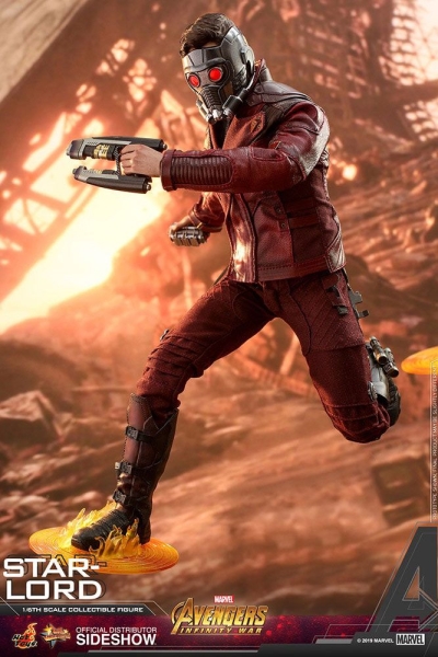HOT TOYS | Avengers: Infinity War Movie Masterpiece Actionfigur 1/6 Star-Lord 31 cm